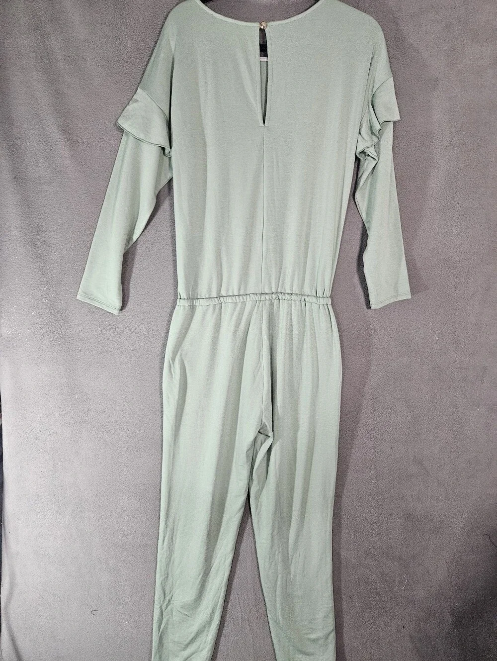 Matilda Jane Resting Day Romper Green Jumpsuit Jumper Women's Small Ruffle NWT